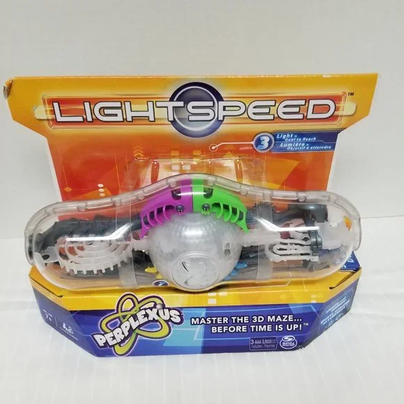 Perplexus Light Speed Game 3D Brain Teaser Maze-Lights and Sound-Spin  Master-New